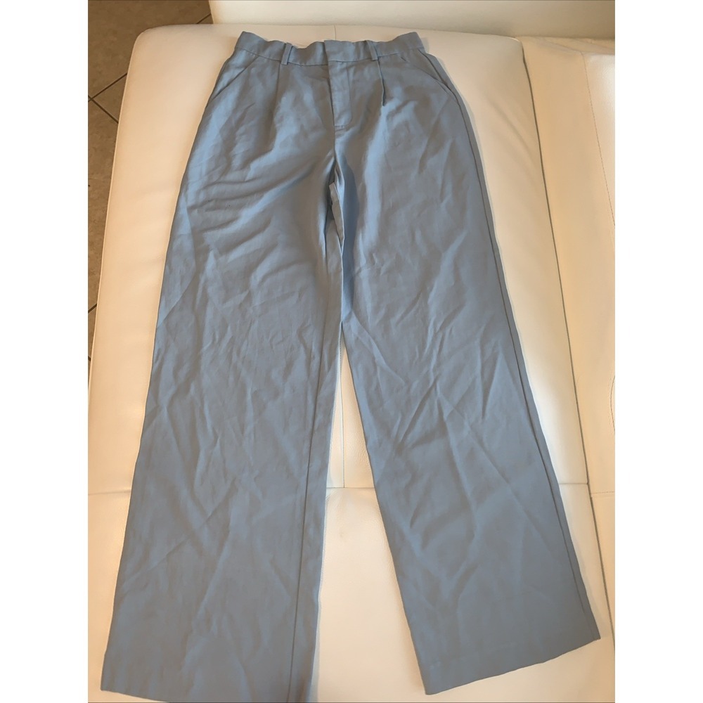 Zara women's dress pants, blue, size small